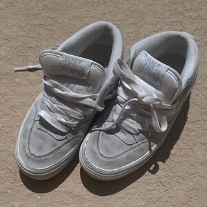 Vans Half Cab - Kids Light Gray Suede Sz 5